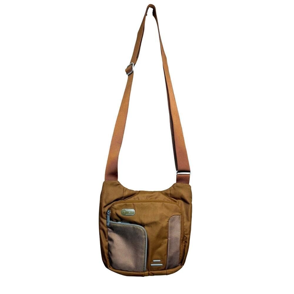 TUMI T-Tech Lightweight Nylon Flap Magnetic Closure Crossbody